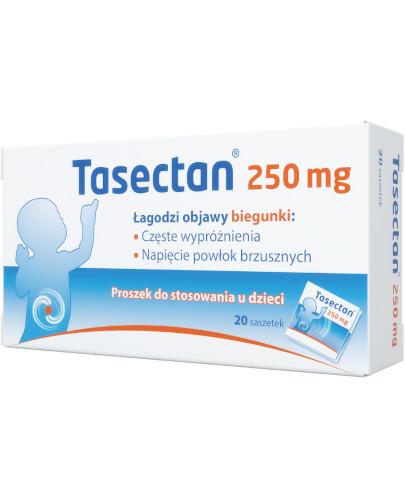 podgląd produktu Tasectan 250mg proszek do stosowania u dzieci 20 saszetek