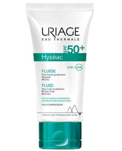 podgląd produktu Uriage Hyseac fluid przeciwsłoneczny SPF50+ do skóry trądzikowej 50 ml