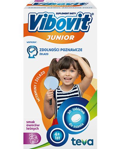 podgląd produktu Vibovit Junior witaminy + żelazo 30 tabletek
