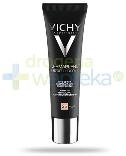 podgląd produktu Vichy Dermablend 3D podkład wyrównujący powierzchnię skóry nr 25 NUDE 30 ml