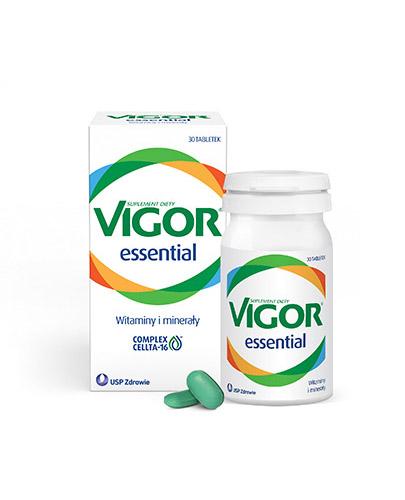 podgląd produktu Vigor Essential witaminy i minerały 30 tabletek 