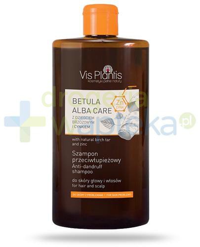 podgląd produktu Vis Plantis Betula Alba Care szampon przeciwłupieżwy z dziegciem brzozowym i cynkiem 300 ml Elfa Pharm