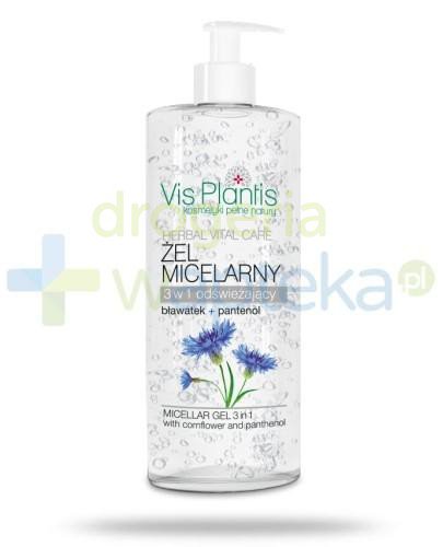Vis Plantis Herbal Vital Care Żel micelarny 3 w 1 bławatek + pantenol 500 ml Elfa Pharm
