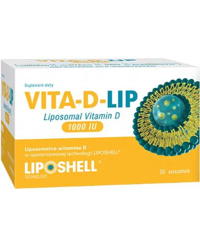 podgląd produktu Vita-D-Lip, liposomalna witamina D 1000IU 30 saszetek  
