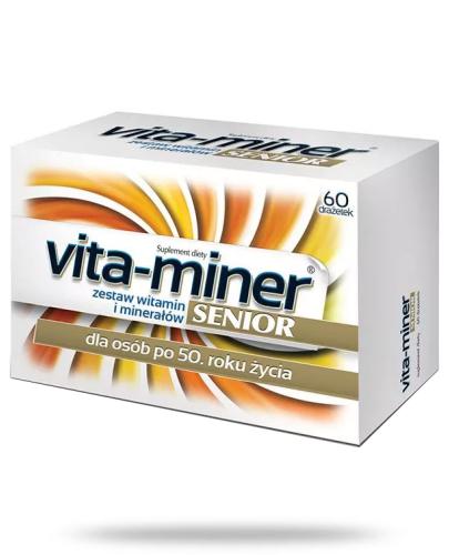 podgląd produktu Vita-Miner Senior 60 drażetek