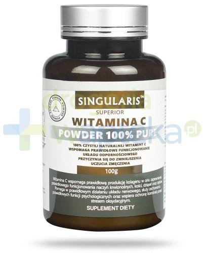 podgląd produktu Singularis Witamina C Powder 100% Pure - 100% czystej naturalnej witaminy C w proszku 100g