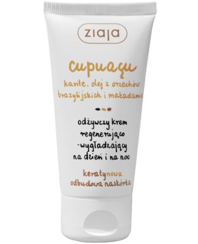 podgląd produktu Ziaja Cupuacu odżywczy krem regenerująco-wygładzający na dzień i na noc 50 ml