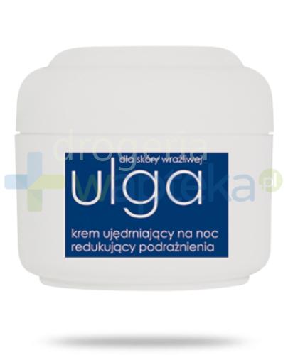 podgląd produktu Ziaja Ulga dla skóry wrażliwej krem ujędrniający na noc redukujący podrażnienia 50 ml