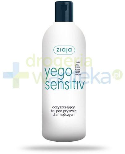podgląd produktu Ziaja Yego Sensitiv oczyszczający żel pod prysznic dla mężczyzn 300 ml