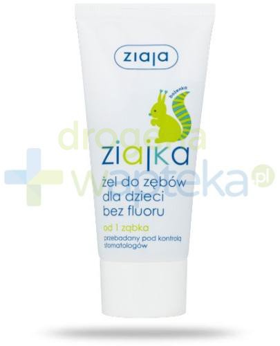 podgląd produktu Ziaja Ziajka żel do zębów dla dzieci bez fluoru 50 ml