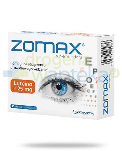 podgląd produktu Zomax na utrzymanie prawidłowego widzenia 30 tabletek